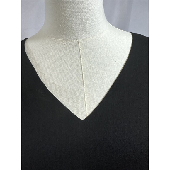 Women’s Black Formal Top Anthropologie She + Sky Blouse Size M - Picture 3 of 9